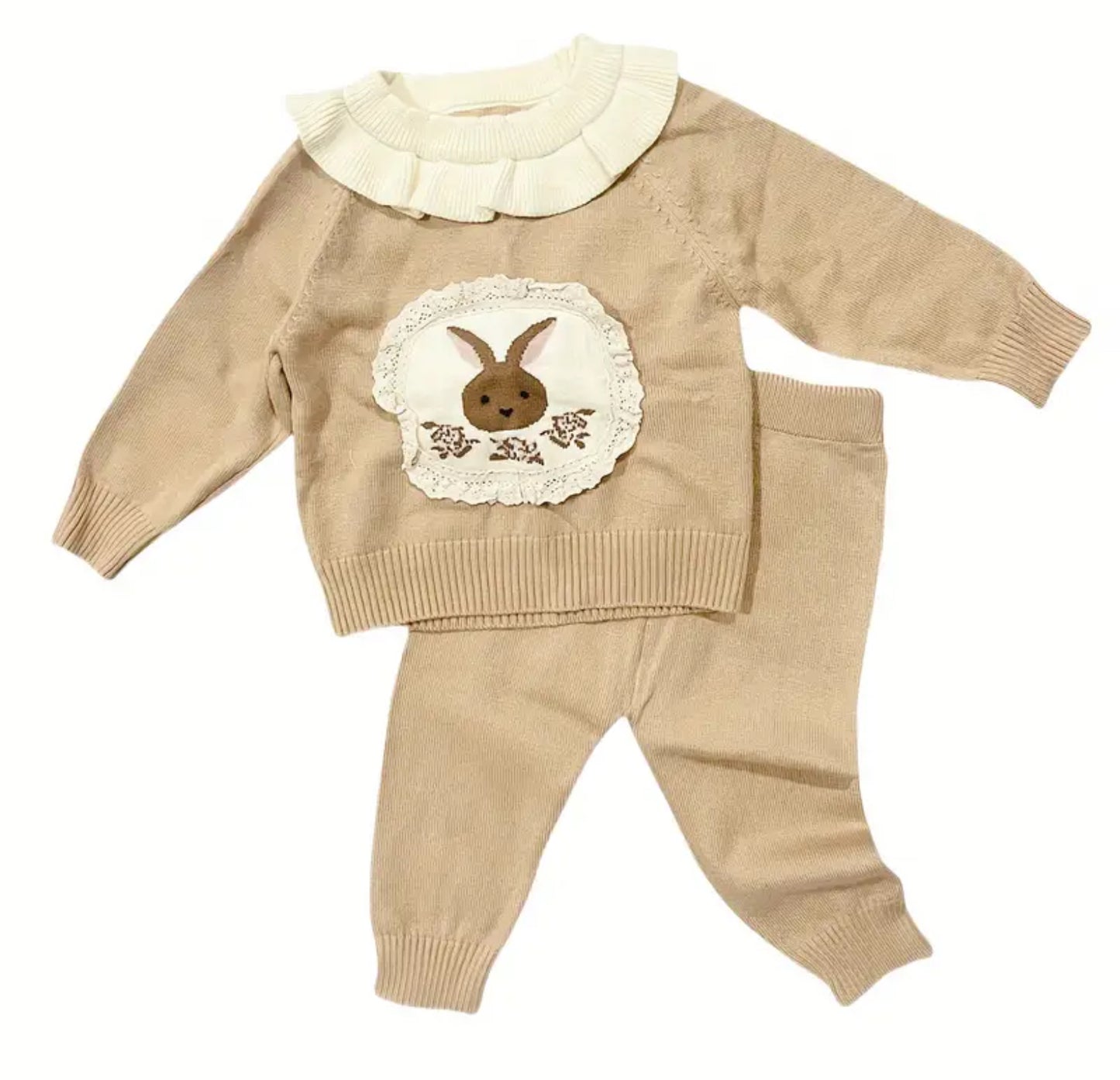 Ensemble deux pièce bébé fille - petit lapinou