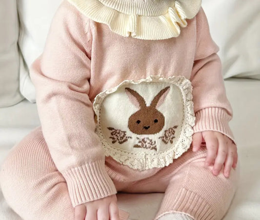 Ensemble deux pièce bébé fille - petit lapinou