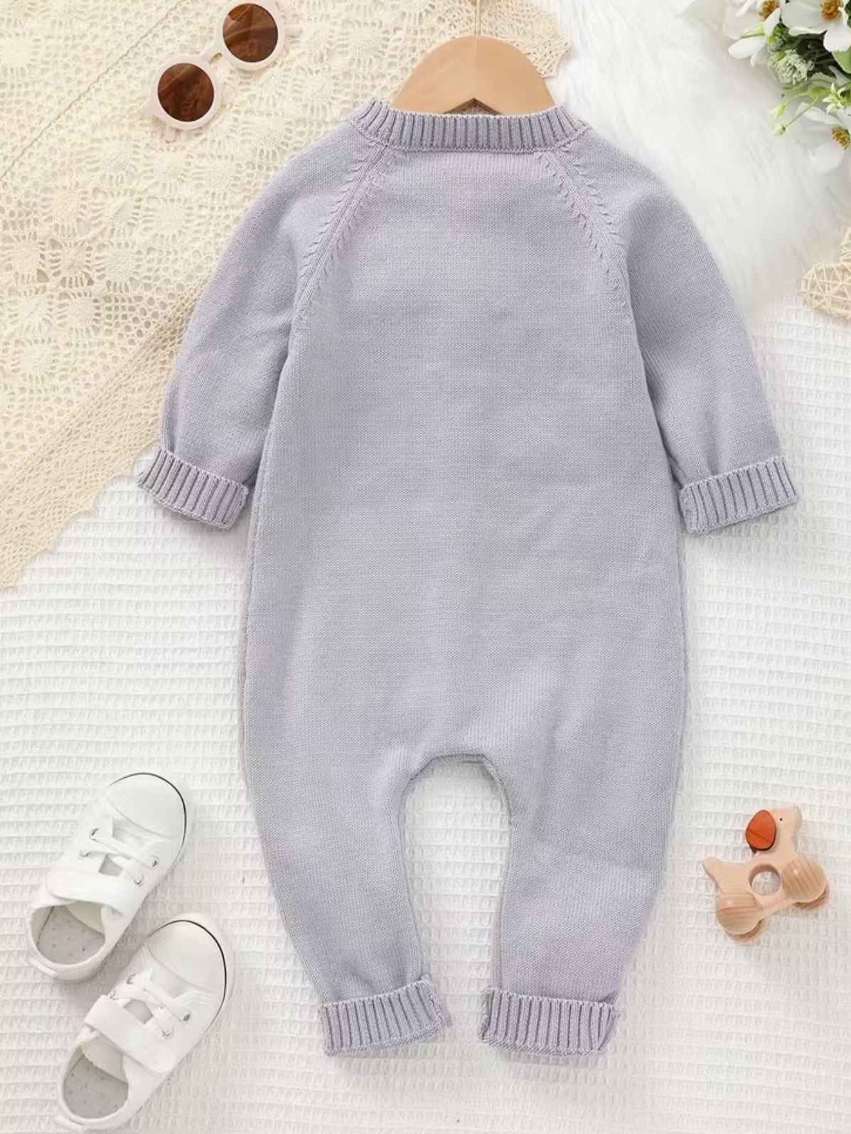 Combinaison Fleurs et Coccinelle