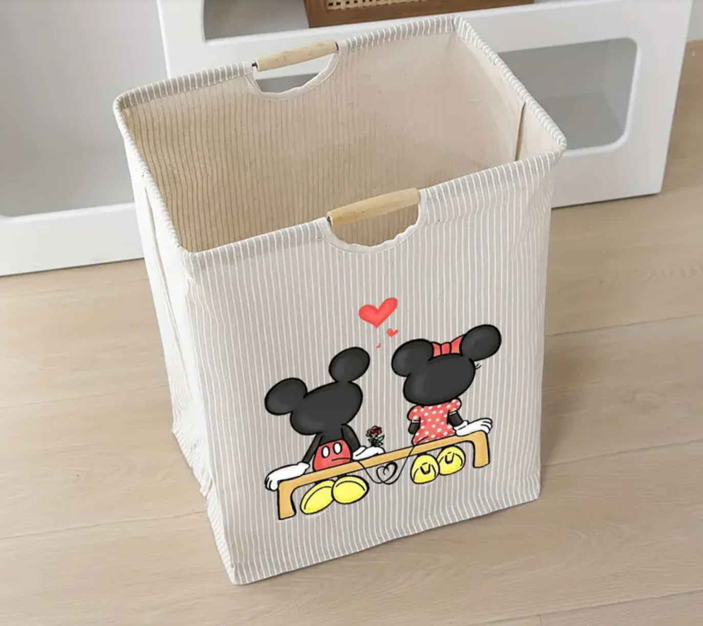 Panier à linge Minnie et Mickey Disney