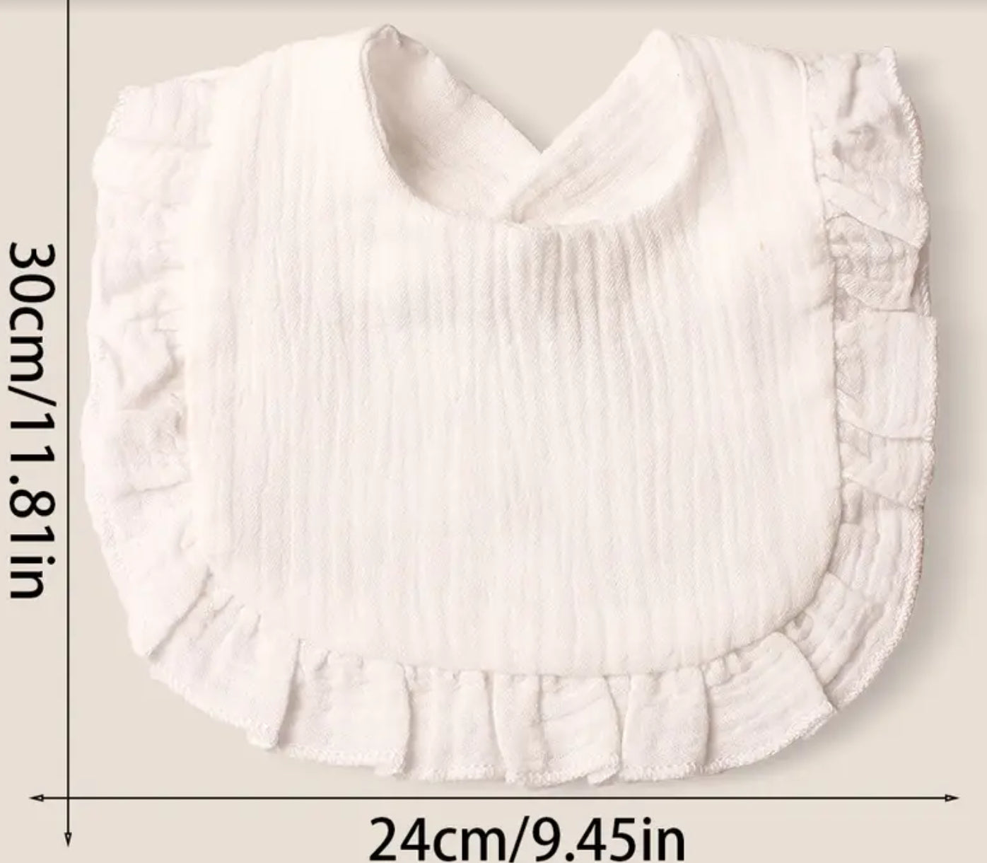 Bavoirs bébé fille - Lot de 7 pcs