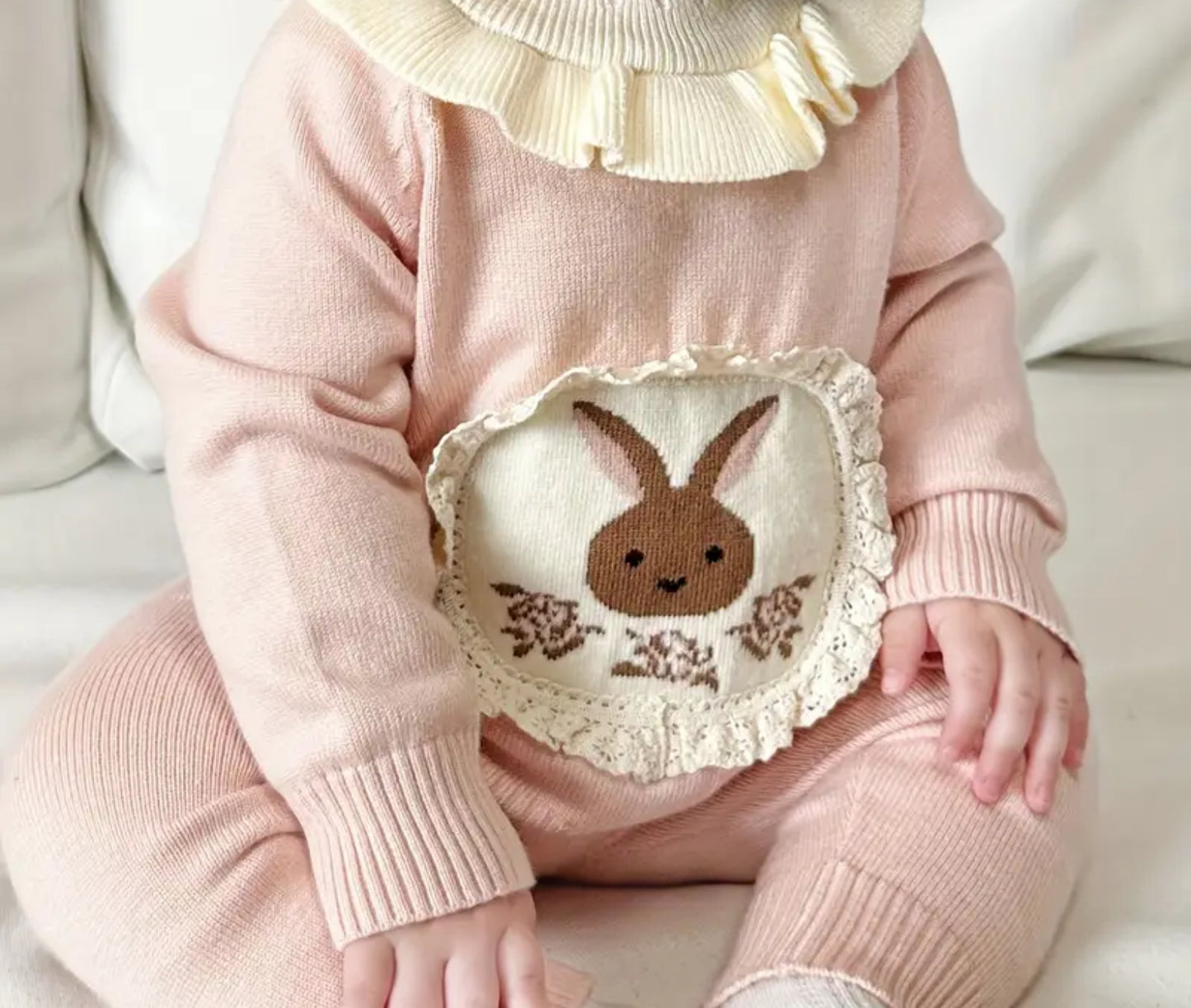 Ensemble deux pièce bébé fille - petit lapinou