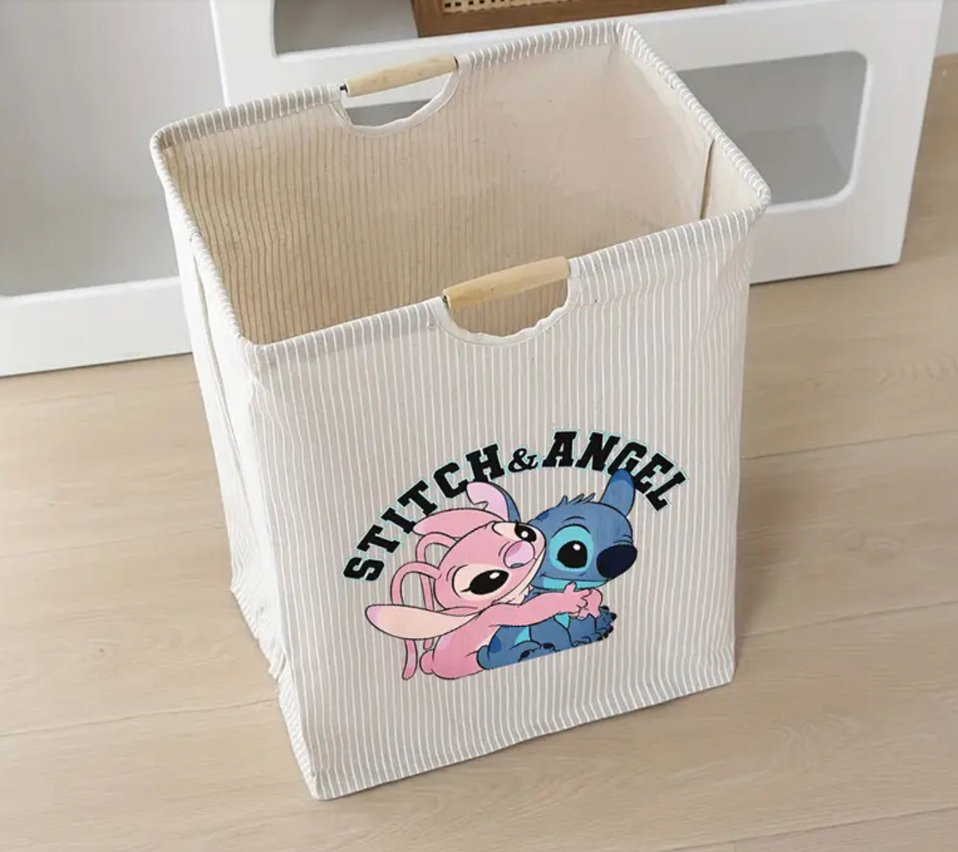Panier à linge Stitch et Angel Disney