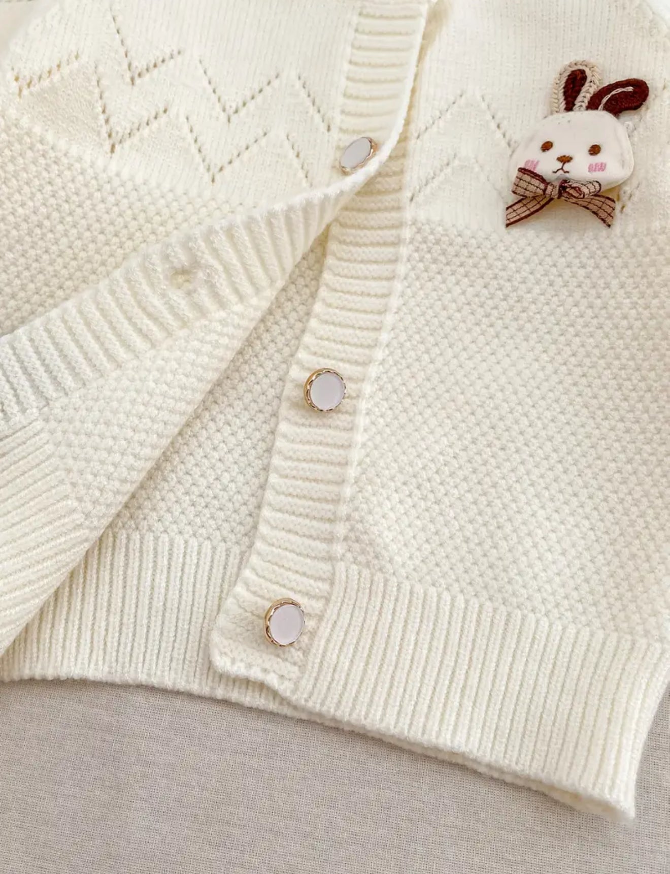 Ensemble 2 pièces Petit lapin et Champignon de la forêt