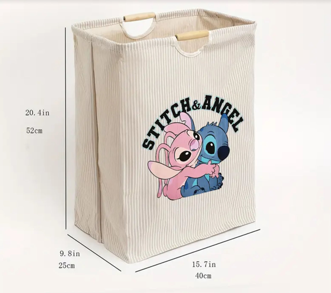 Panier à linge Stitch et Angel Disney